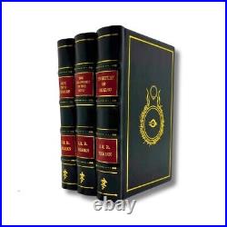 Lord Of The Ring (3 book Set black leather) Premium Leather Bound