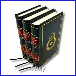 Lord Of The Ring (3 book Set black leather) Premium Leather Bound