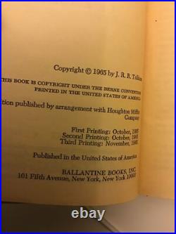Lord Of The Rings, 1965. First Authorized Edition, Ballantine. Rare Green Cover