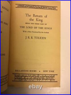 Lord Of The Rings, 1965. First Authorized Edition, Ballantine. Rare Green Cover