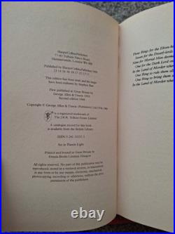 Lord Of The Rings 1991 Hardback Boxset J R R Tolkien