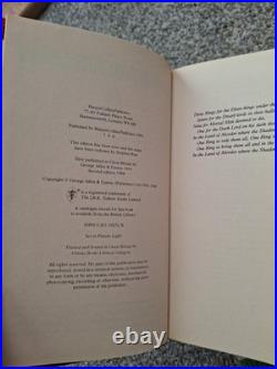 Lord Of The Rings 1991 Hardback Boxset J R R Tolkien