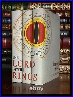Lord Of The Rings 3 Volume Trilogy Set by Tolkien New Hardback Custom Gift Set A