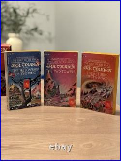 Lord Of The Rings Ballentine Paperback Set 1965 Early Print JRR Tolkien 3/15/15