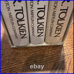 Lord Of The Rings Book Set Hardcover JRR Tolkien 2nd Edition 3 Pc Box Set Withmaps