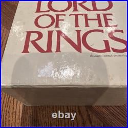 Lord Of The Rings Book Set Hardcover JRR Tolkien 2nd Edition 3 Pc Box Set Withmaps