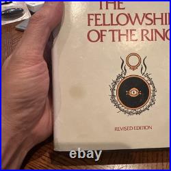 Lord Of The Rings Book Set Hardcover JRR Tolkien 2nd Edition 3 Pc Box Set Withmaps