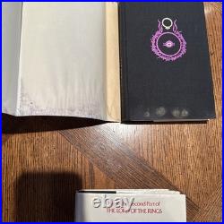 Lord Of The Rings Book Set Hardcover JRR Tolkien 2nd Edition 3 Pc Box Set Withmaps