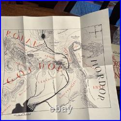 Lord Of The Rings Book Set Hardcover JRR Tolkien 2nd Edition 3 Pc Box Set Withmaps