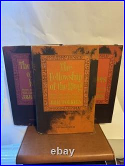 Lord Of The Rings Box Set J. R. R. Tolkien 1965 Revised 2nd Edition 4/3/3