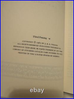 Lord Of The Rings Box Set J. R. R. Tolkien 1965 Revised 2nd Edition 4/3/3