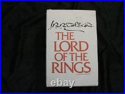 Lord Of The Rings Boxed Set Books Tolkien 2nd Edition 1985 HARDCOVERS MAPS