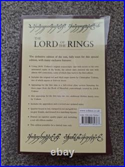 Lord Of The Rings Deluxe First/Early Edition Print Tolkien Sealed