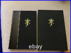 Lord Of The Rings Deluxe JRR Tolkien Slipcase 1st Ed 2nd Printing Rare VGC