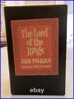 Lord Of The Rings J. R. R. Tolkien 2nd Edition Boxed Set WithMaps 1965 Please Read