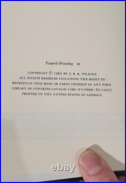 Lord Of The Rings J. R. R Tolkien Vintage Book Trilogy 2nd ED 1965 Boxset + Maps