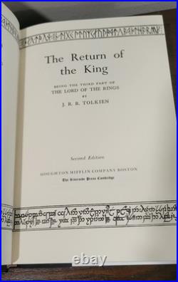 Lord Of The Rings J. R. R Tolkien Vintage Book Trilogy 2nd ED 1965 Boxset + Maps