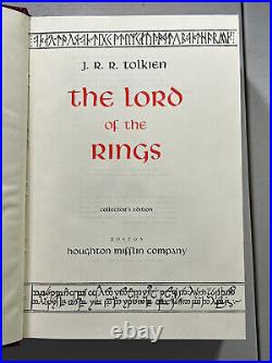 Lord Of The Rings J. R. Tolkien Collectors Edition 2nd print 1966 HC Slipcase VG+