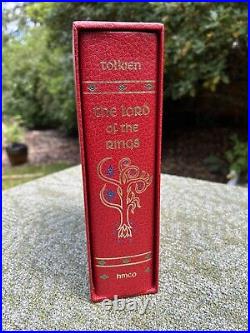 Lord Of The Rings J. R. Tolkien Collectors Edition Red Foil Embossed Hardcover