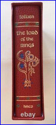 Lord Of The Rings J. R. Tolkien Collectors Edition Red Foil Embossed Hardcover