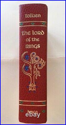 Lord Of The Rings J. R. Tolkien Collectors Edition Red Foil Embossed Hardcover