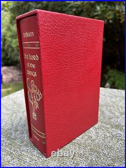 Lord Of The Rings J. R. Tolkien Collectors Edition Red Foil Embossed Hardcover