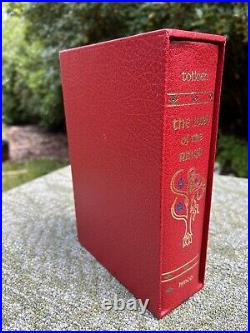 Lord Of The Rings J. R. Tolkien Collectors Edition Red Foil Embossed Hardcover