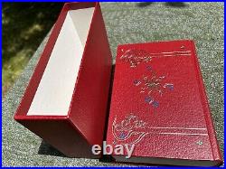 Lord Of The Rings J. R. Tolkien Collectors Edition Red Foil Embossed Hardcover