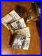 Lord Of The Rings JRR Tolkien 3 Books Paperback Gold Foil Box Set Ballantine