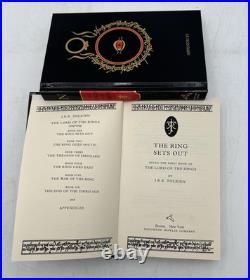 Lord Of The Rings Millennium Edition (7) Hb Books Box Set J. R. R. Tolkien No CD