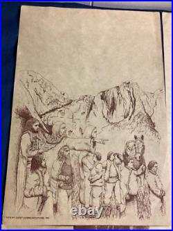 Lord Of The Rings Prints 1978 Quest Communications Tolkien NM Rare