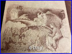 Lord Of The Rings Prints 1978 Quest Communications Tolkien NM Rare