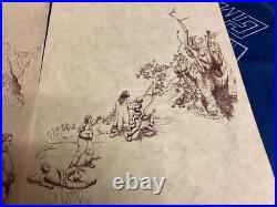 Lord Of The Rings Prints 1978 Quest Communications Tolkien NM Rare