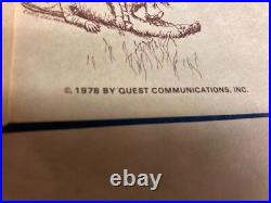 Lord Of The Rings Prints 1978 Quest Communications Tolkien NM Rare