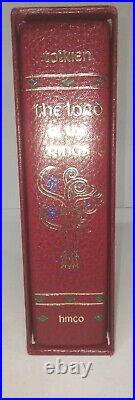 Lord Of The Rings Red Leather 1994 Collector Edition JRR Tolkien