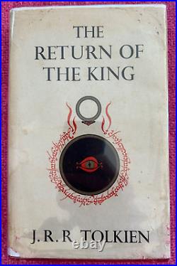 Lord Of The Rings Return Of The King J. R. R. Tolkien 1st Ed 8th Impression 1961