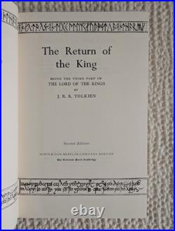 Lord Of The Rings Set Second Edition Early Prints 1965 Rare In Amazing Condition