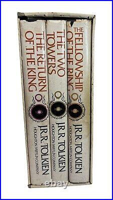 Lord Of The Rings Tolkien Box Set 1978 Second Ed HC/DJ With Maps VGC