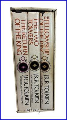 Lord Of The Rings Tolkien Box Set 1978 Second Ed HC/DJ With Maps VGC