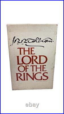Lord Of The Rings Tolkien Box Set 1978 Second Ed HC/DJ With Maps VGC