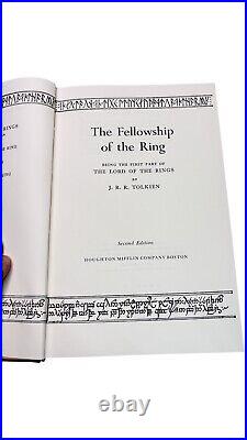 Lord Of The Rings Tolkien Box Set 1978 Second Ed HC/DJ With Maps VGC