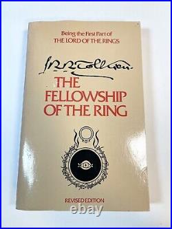 Lord Of The Rings Trilogy 1978 Box Set 2nd Edition withSlipcase Tolkien ORIGINAL