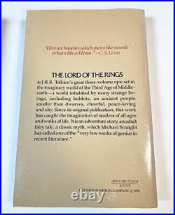 Lord Of The Rings Trilogy 1978 Box Set 2nd Edition withSlipcase Tolkien ORIGINAL