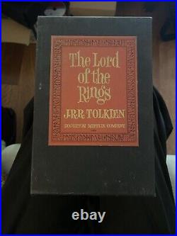 Lord Of The Rings Trilogy Hardcover Boxed Set 2nd Edition /Maps 1966 First Print