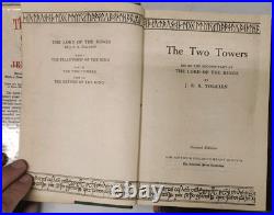 Lord Of The Rings Trilogy J. R. R. Tolkien 1965 2nd Edition With Dust Covers