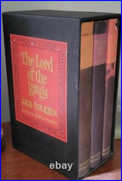 Lord Of The Rings Trilogy J. R. R. Tolkien 1965 Box Set 2nd Ed. 3rd/4th Print MAPS