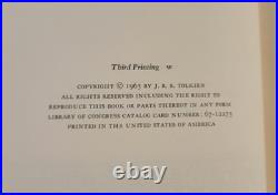 Lord Of The Rings Trilogy J. R. R. Tolkien 1965 Box Set 2nd Ed. 3rd/4th Print MAPS