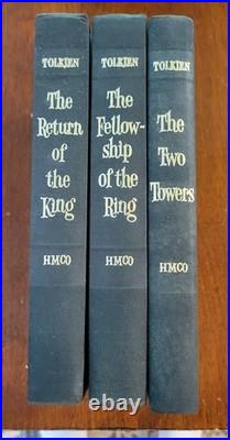 Lord Of The Rings Trilogy J. R. R. Tolkien 1965 Box Set 2nd Ed. 3rd/4th Print MAPS