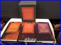 Lord Of The Rings Trilogy J. R. R. Tolkien 1965 Box Set 2nd Ed. Maps 3rd/4th Print