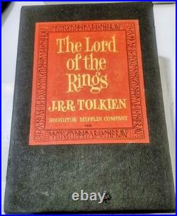 Lord Of The Rings Trilogy J. R. R. Tolkien 1965 Box Set Second Edition WithAll Maps